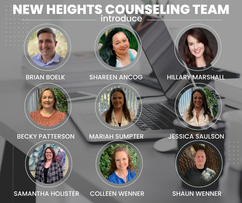 New Heights Counseling list of specialties